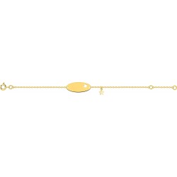 IDENTITE BEBE PLAQUE OR