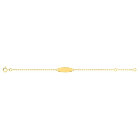 IDENTITE BEBE PLAQUE OR