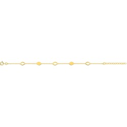 BRACELET PLAQUE OR