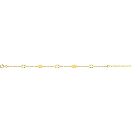 BRACELET PLAQUE OR