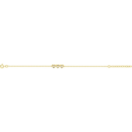 BRACELET PLAQUE OR
