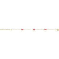 BRACELET PLAQUE OR