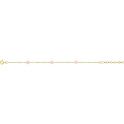 BRACELET PLAQUE OR