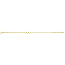 BRACELET PLAQUE OR