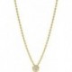 COLLIER PLAQUE OR