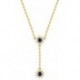 COLLIER PLAQUE OR