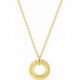 COLLIER PLAQUE OR