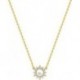 COLLIER PLAQUE OR