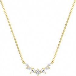 COLLIER PLAQUE OR