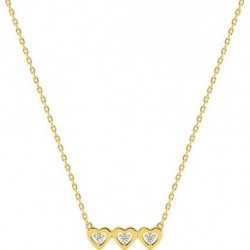 COLLIER PLAQUE OR