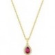 COLLIER PLAQUE OR