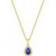 COLLIER PLAQUE OR