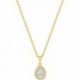 COLLIER PLAQUE OR