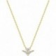 COLLIER PLAQUE OR