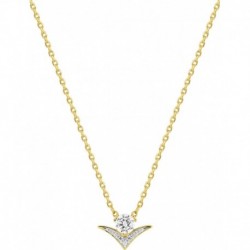 COLLIER PLAQUE OR