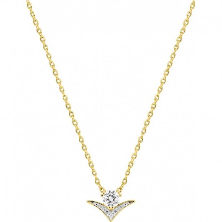 COLLIER PLAQUE OR