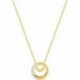 COLLIER PLAQUE OR