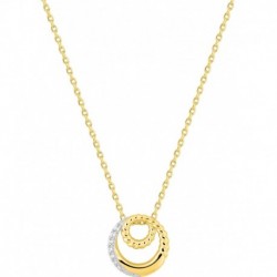 COLLIER PLAQUE OR