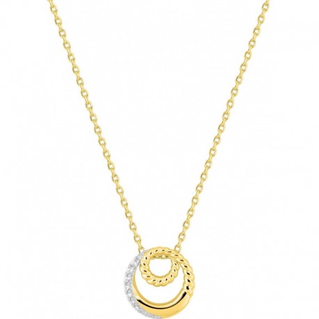 COLLIER PLAQUE OR