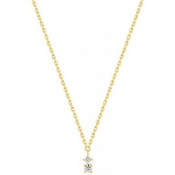 COLLIER PLAQUE OR