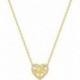 COLLIER PLAQUE OR