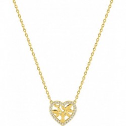 COLLIER PLAQUE OR