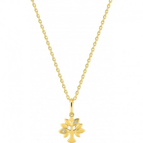 COLLIER PLAQUE OR