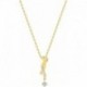 COLLIER PLAQUE OR