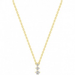 COLLIER PLAQUE OR