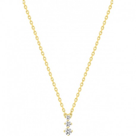 COLLIER PLAQUE OR