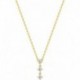 COLLIER PLAQUE OR