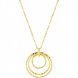 COLLIER PLAQUE OR