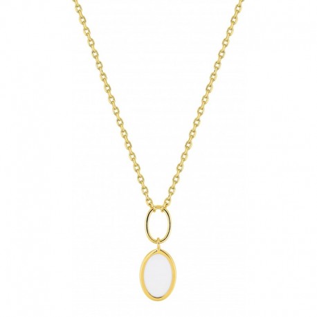 COLLIER PLAQUE OR