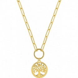 COLLIER PLAQUE OR