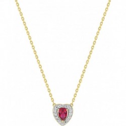COLLIER PLAQUE OR