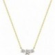COLLIER PLAQUE OR