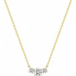 COLLIER PLAQUE OR