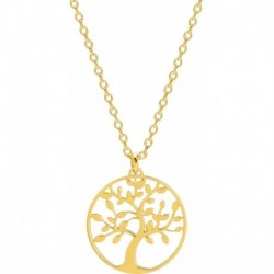 COLLIER PLAQUE OR