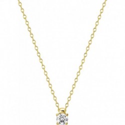 COLLIER PLAQUE OR