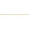 CHAINE PLAQUE OR