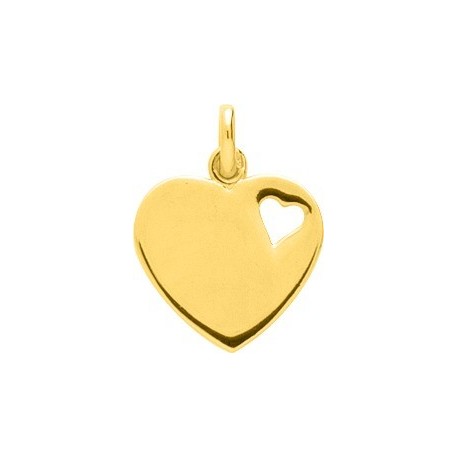PENDENTIF PLAQUE OR