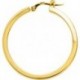 BOUCLES D'OREILLES PLAQUE OR