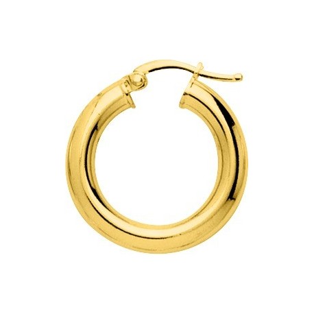 BOUCLES D'OREILLES PLAQUE OR