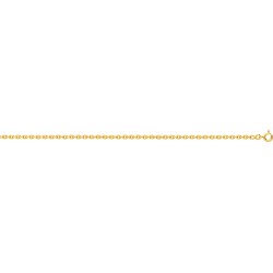 CHAINE PLAQUE OR
