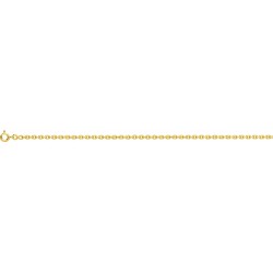 CHAINE PLAQUE OR