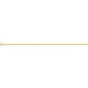 CHAINE PLAQUE OR