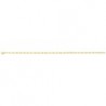 CHAINE PLAQUE OR