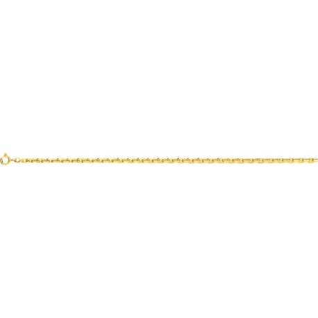 CHAINE PLAQUE OR