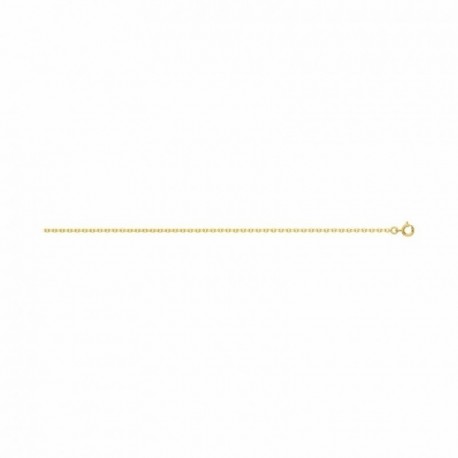 CHAINE PLAQUE OR