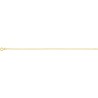 CHAINE PLAQUE OR
